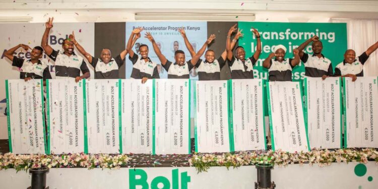 Bolt awards top 10 drivers Ksh 288K each for innovative ideas