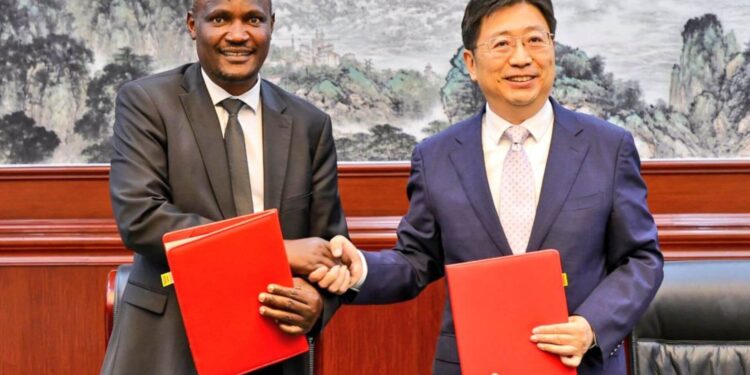 CS Mbadi and Mr. Tan Jiong