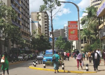 A street in Kenya's capital, Nairobi