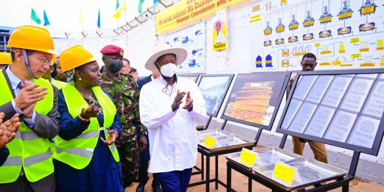 Commissioning of the Wagagai gold mining project in Busia District by President Museveni