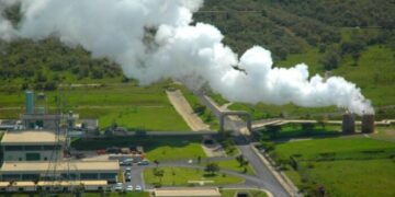 Olkaria geothermal field in Naivasha