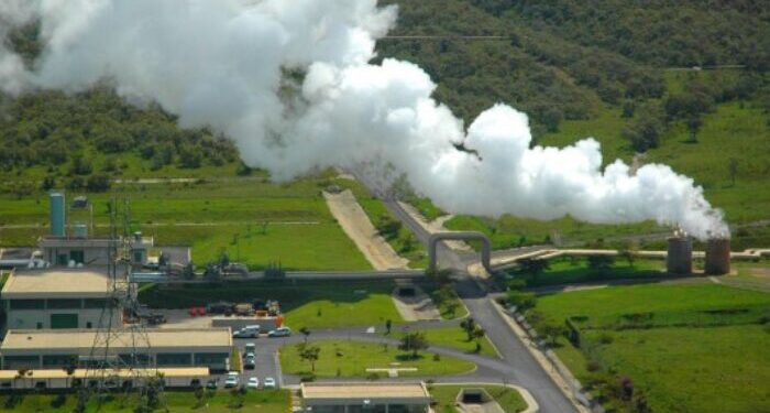 Olkaria geothermal field in Naivasha