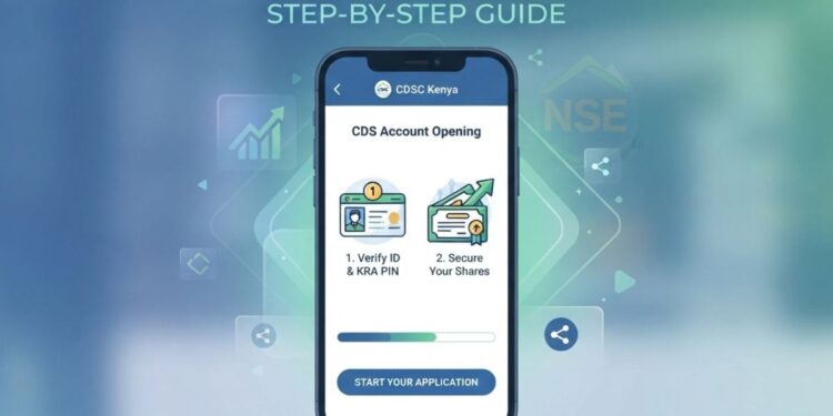 How to open a CDS account in Kenya and start investing in NSE-listed shares.